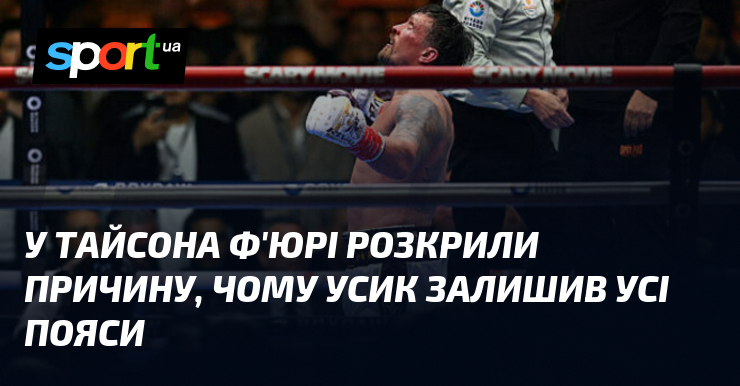 У Тайсона Ф’юрі розкрили причину, чому Усик залишив усі пояси