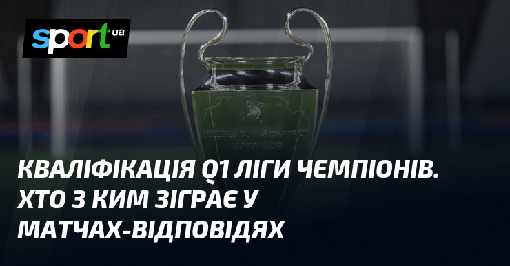 Кваліфікація Q1 Ліги чемпіонів. Хто з ким зіграє у матчах-відповідях