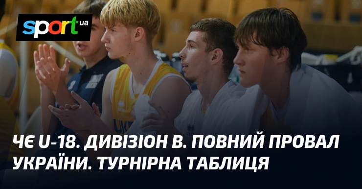 ЧЄ U-18. Дивізіон В. Повний провал України. Турнірна таблиця