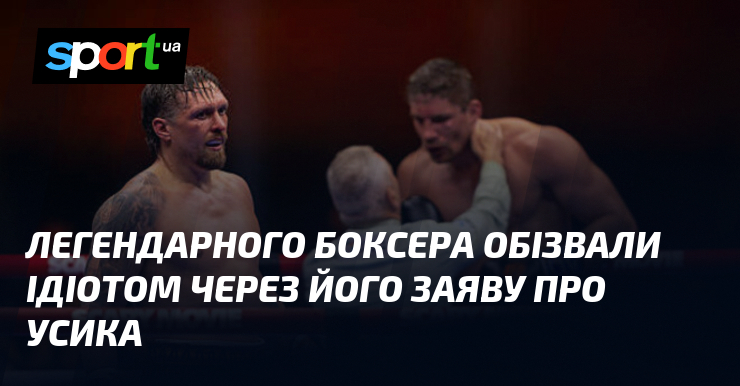 Легендарного боксера обізвали ідіотом через його заяву про Усика