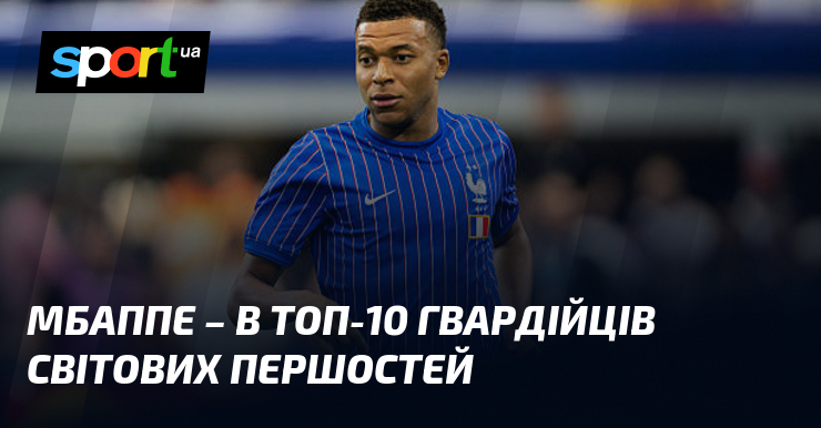 Мбаппе – в топ-10 гвардійців світових першостей