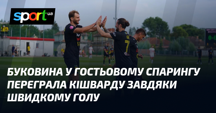 Буковина у гостьовому спарингу переграла Кішварду завдяки швидкому голу