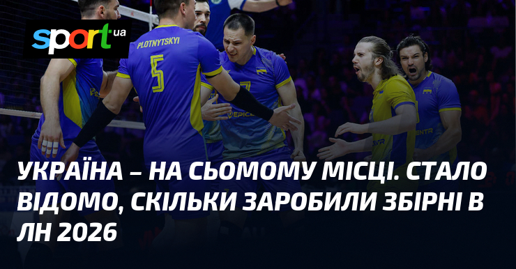 Україна – на сьомому місці. Стало відомо, скільки заробили збірні в ЛН 2026