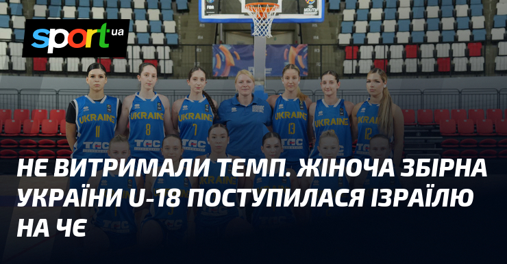 Не витримали темп. Жіноча збірна України U-18 поступилася Ізраїлю на ЧЄ