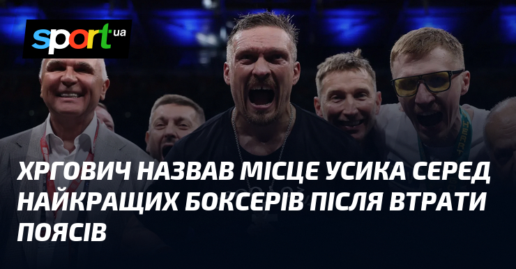 Хргович назвав місце Усика серед найкращих боксерів після втрати поясів