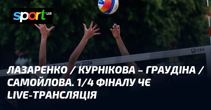 Лазаренко / Курнікова – Граудіна / Самойлова. 1/4 фіналу ЧЄ LIVE-трансляція