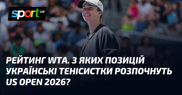 Рейтинг WTA. З яких позицій українські тенісистки розпочнуть US Open 2026