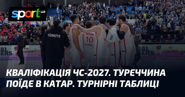 Кваліфікація ЧС-2027. Туреччина поїде в Катар. Турнірні таблиці